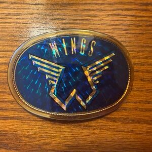 1977 Pacifica Wings Belt Buckle